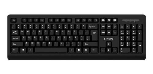 Kit Teclado Mouse Receptor Bluetooth Inalámbrico Español