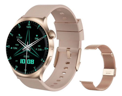Smartwatch Reloj Inteligente Dt4 Mate ¡doble Malla! Hot Sale