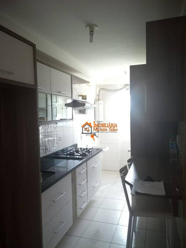 Imagem 3 de 19 de Apartamento Com 2 Dormitórios À Venda, 56 M² Por R$ 300.000,00 - Jardim Nova Taboão - Guarulhos/sp - Ap2777