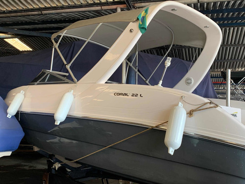 Lancha Coral22 Luxo 150hp Muito Nova Raridade Família