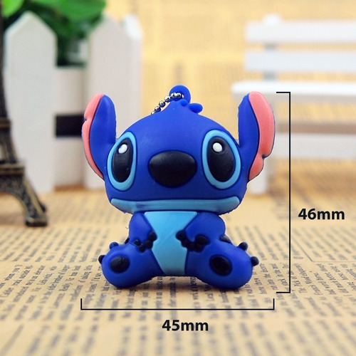 Pendrive (64 Gb) Lilo & Stitch - Pen Drive - Disney- Geek ! Cor Azul