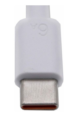 Cargador De 40w Plug Us + Cable Tipo C Color Blanco