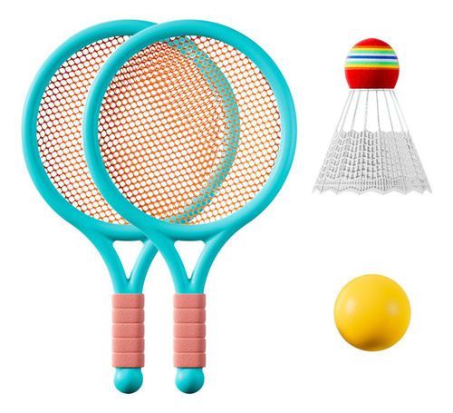 Kit De Tenis Infantil Para Jugar Al Aire Libre, Azul