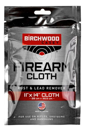 Birchwood Remover Oxido Y Plomo Firearm Cloth 11 X 14 Xt P