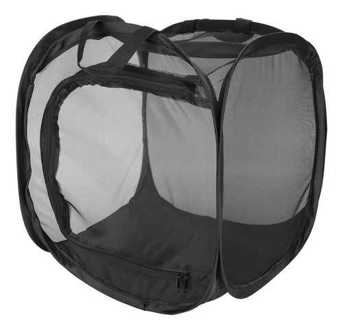 Jaula De Insectos Plegable De Malla Negra Para Mantis, Para