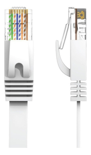 Cabo Rede Rj45 Utp Cat6 1.5 Metros 1gbp/s 500mhz Modelo Flat