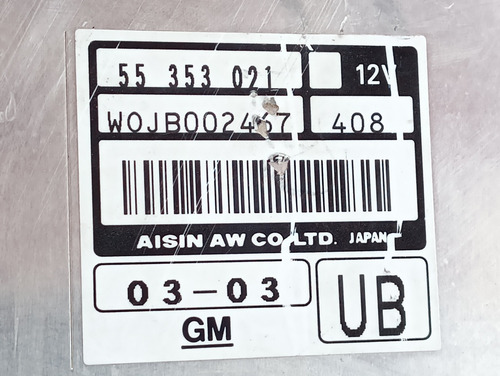 Modulo Transmision Tcm Vectra 3.2 2003 2004 2005 55353021 Ub (Usado)