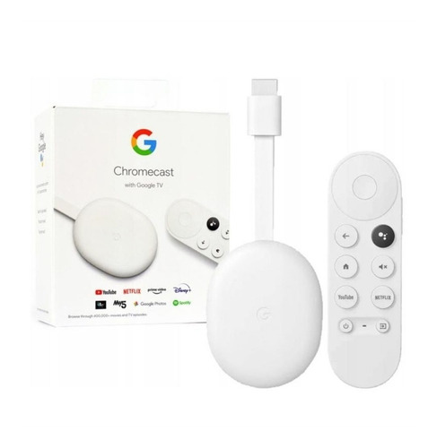 Imagen 1 de 4 de Chromecast Smart Tv Netflix Googletv 4k Hdr Control Remoto
