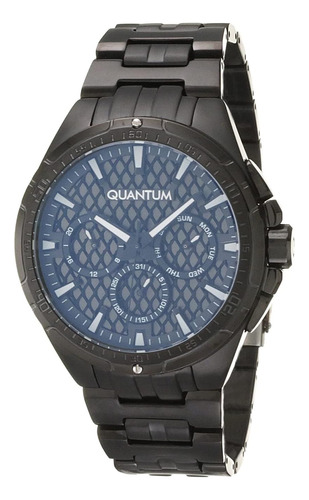 Reloj Pulsera Quantum Hng889.650 Del Dial Negro