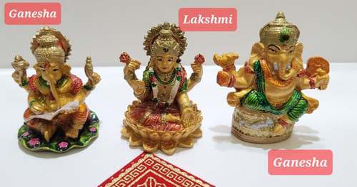  Ganeska Y Lakshmi Figuras Indu    