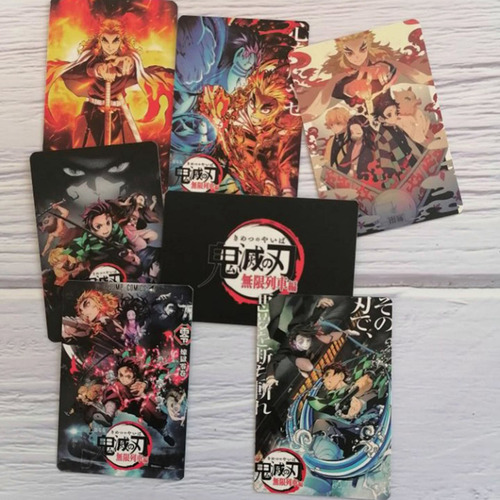 Imagen 4 de 4 de Anime Demon Slayer Kimetsu No Yaiba Postal Regalo 3set