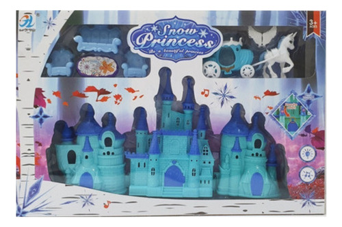 Castillo Princesas Luz/sonido Y Accesorios Simil Frozen