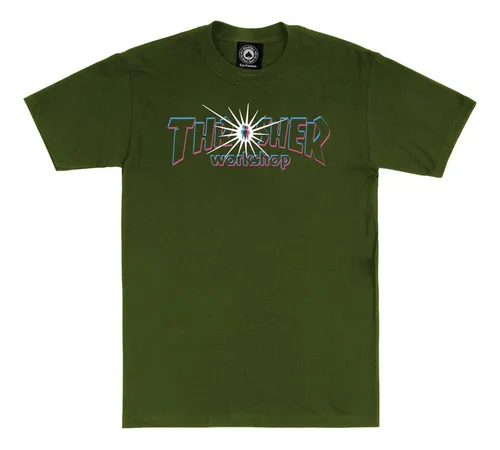 comprar Remera Thrasher Abduction Original 100% Algodón