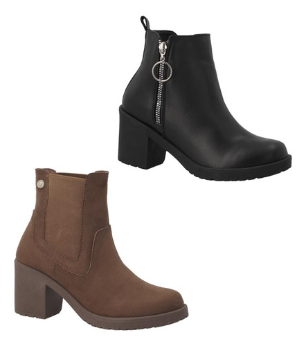 Botas Uh Lulu By Eh! Mujer Duo Pack Comodas