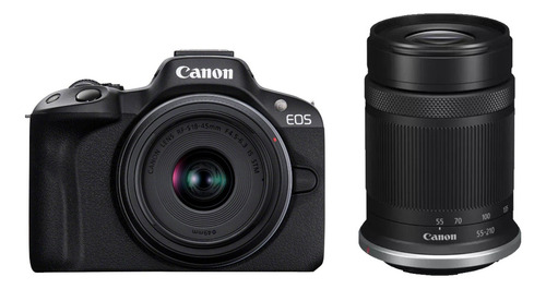 Cámara Mirrorless Canon Eos R50 C/rf-s18-45+rfs55-210 Is Stm