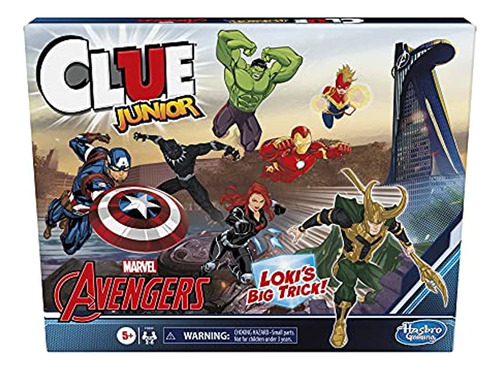 Hasbro Gaming Clue Junior: Marvel Avengers Edition Juego De 