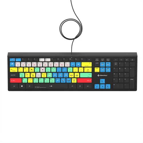 Teclado Retroiluminado Editors Keys Para Adobe Premiere Pro