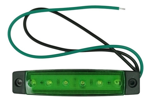 Imagen 5 de 10 de Luz Led Indicadora Lateral Señalizador 24v Camion Trailer