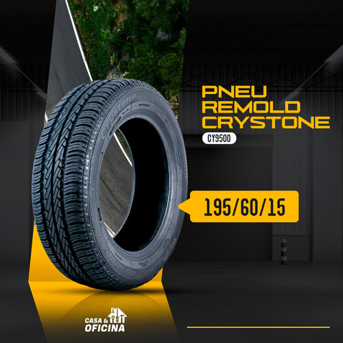 Kit 4 Pneus 195/60r15 86r Crystone Astra Focus Cerato Remold