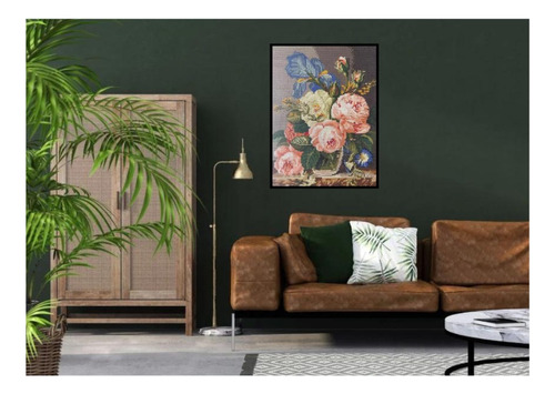 E Commerce Pintura Diamante Vaso Flores 45x35 Cm