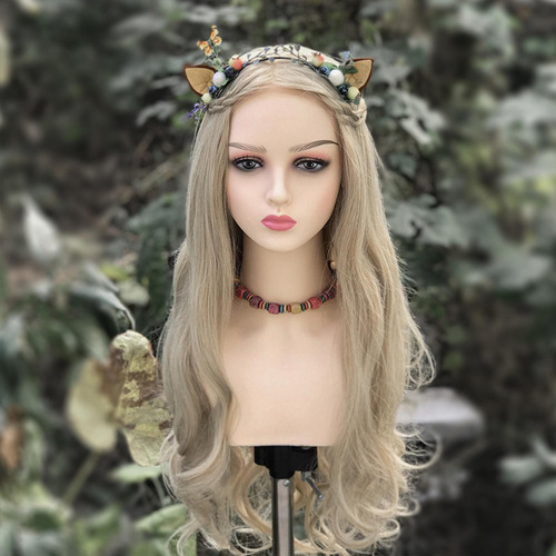Cabezal De Maniquí Realista Cabezal De Peluca Para Rosa