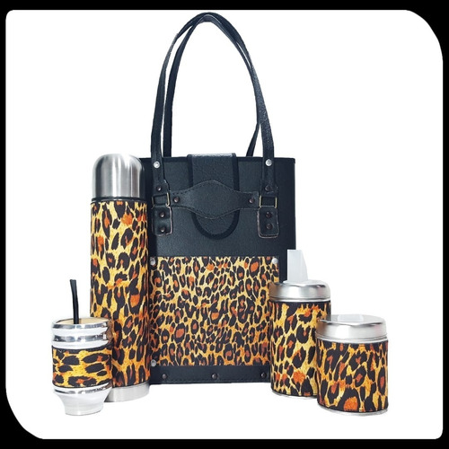 Set Matero Kit De Mate Animal Print