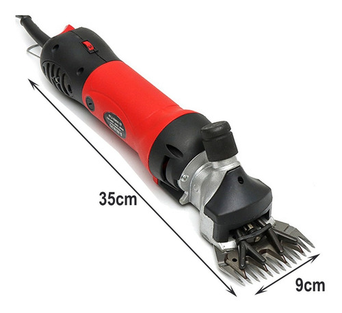 Máquina Tosar Tosquiadeira Carneiro Ovino Ovelha 220v Cor Vermelho