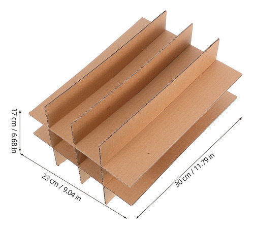 Separadores De Cartón Para Cajas De Envío, 5 Unidades, Ideal