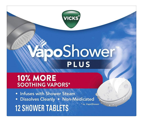 Vicks Vaposhower Alivio Inmediato A Congestión Tableta Ducha