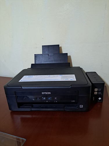 Impresora A Color  Multifunción Epson L210 Negra 