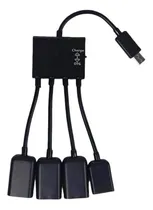 Comprar Otg Micro Usb Hub V8 Multifuncional 3 Puertos Usb Carga