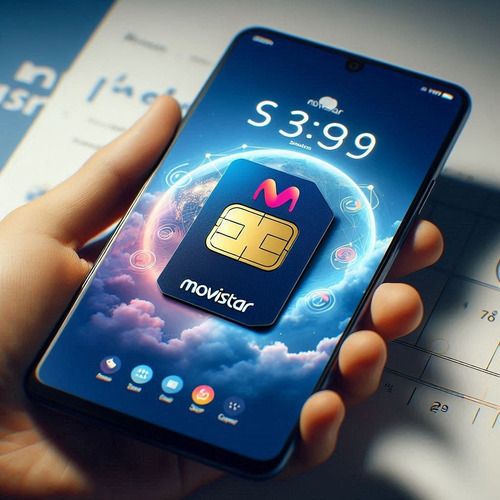 Chip Movistar Pack 10 Unidades