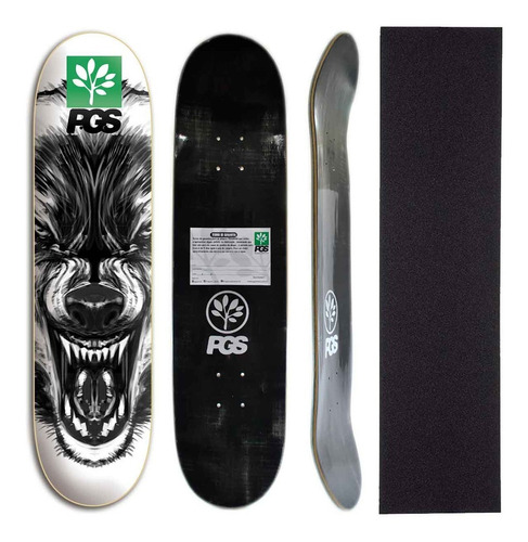 Shape De Skate Progress - Pgs Fiberglass Nature 8.0 + Lixa G