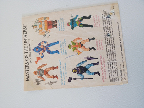 Figura Motu Master Of The Universe He Man Battle Armor Vin (Usado)