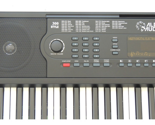Teclado Eléctrico 128 Estilos, 8 Efectos De Percusión Color Negro 9
