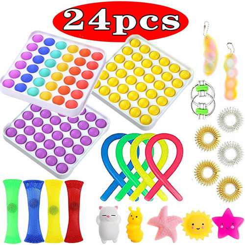 Fidget Toys Set, Barato Juguete Sensorial 24 Pack Para Niños