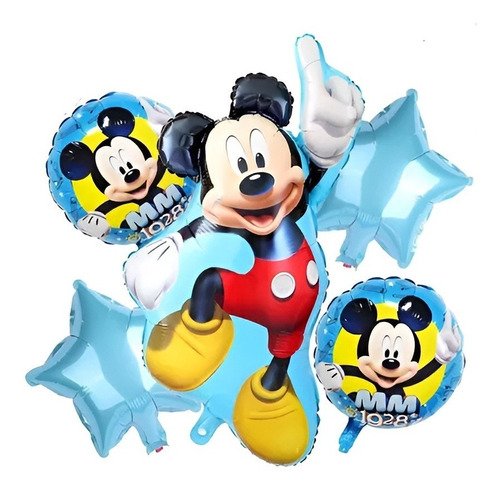 Set De Globos Mickye Mouse Decoracion Cumpleaños Mickey 011