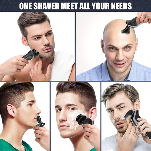 Electric Shaver Razor For Men, Bestmal 5 In 1 Wet/dry Ele...