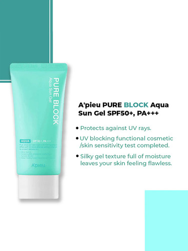 A´pieu Pure Block Aqua Sun Gel Ex Spf 50+ Pa+++