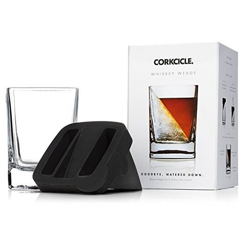 Corkcicle Whisky Cuña - (doble Pasado De Moda De Vidrio + Si