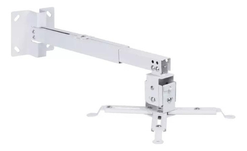 Suporte Projetor Teto Parede Universal Articulado 4,5 55cm B Cor Branco