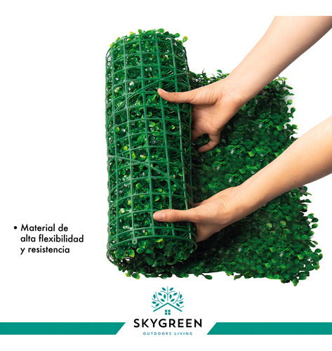 30 Pzas Follaje Artificial Tupido Muro Verde Jardin Vertical