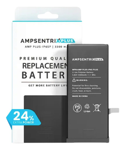 Bateria Ampsentrix Marca Condicion Compatible iPhone 6s Plus