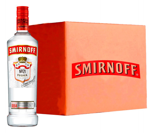 Vodka Smirnoff Nº 21 750ml Caja De 12 Unidades