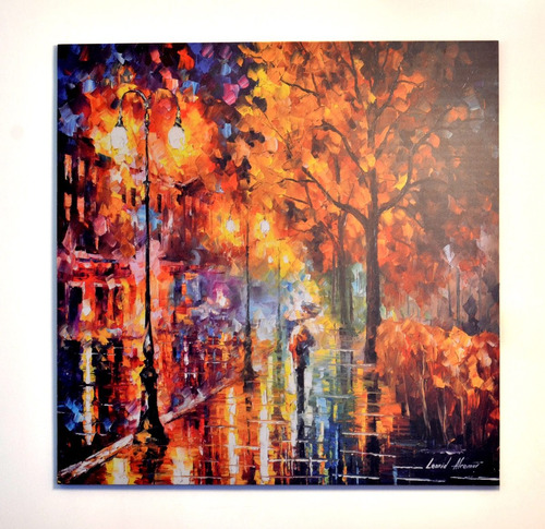 Cuadro De Leonid Afremov Para Decoración 50x50 Cm