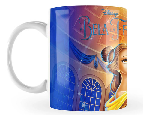 Caneca A Bela E A Fera Desenho Mod 2