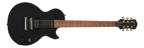 Guitarra Electrica EpiPhone Les Paul Satin E1 Color Ebony Material Del Diapasón Palo De Rosa Orientación De La Mano Diestro