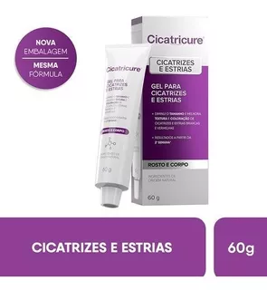 Kit 2 Cicatricure Gel 60g Cicatrizes E Estrias