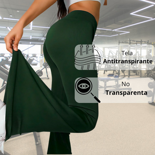 Calza Deportiva Oxford Push Up Anticeluli Seamless Importada