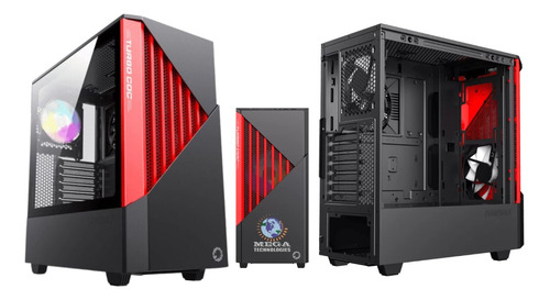 Case Gamemax Contac Coc Br Black/red Nuevos Con Garantía